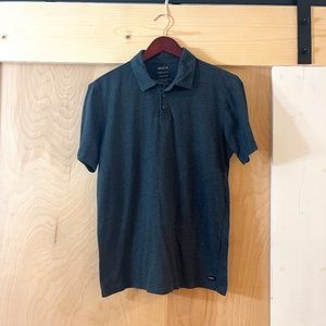 RVCA Black Regular Fit Polo